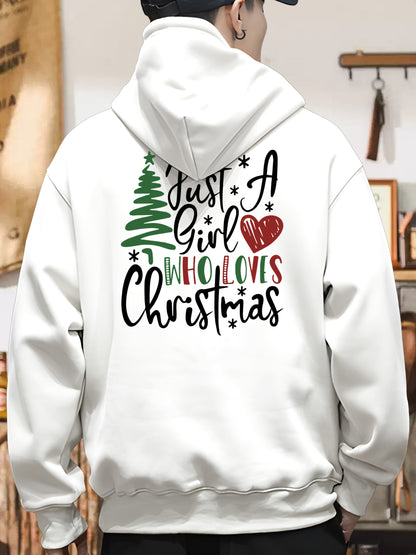 Just a Girl Who Loves Christmas Shirt - Relaxed Fit, Full Size