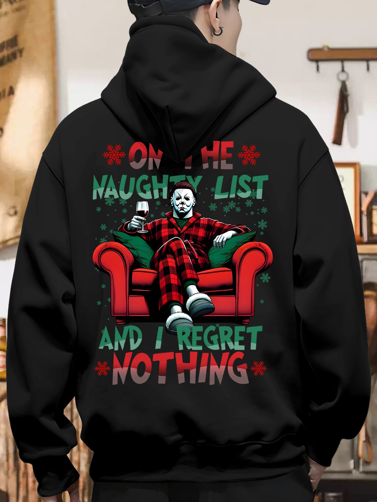 On The Naughty List And We Regret Nothing Shirt - Relaxed Fit, Full Size