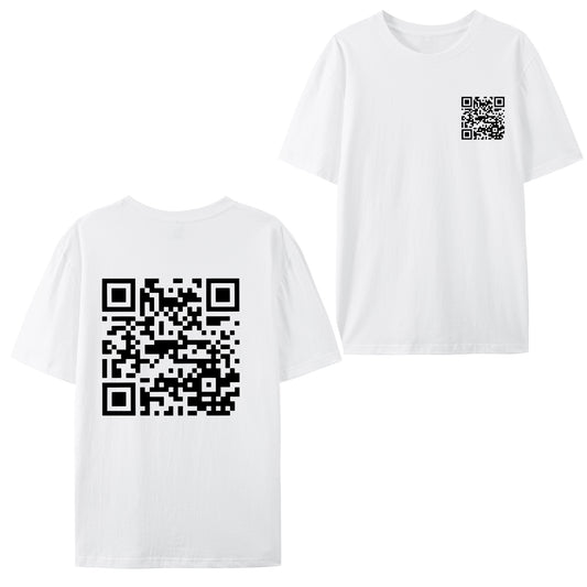 Funny "FU" QR Shirt - Relaxed Fit, Full Size