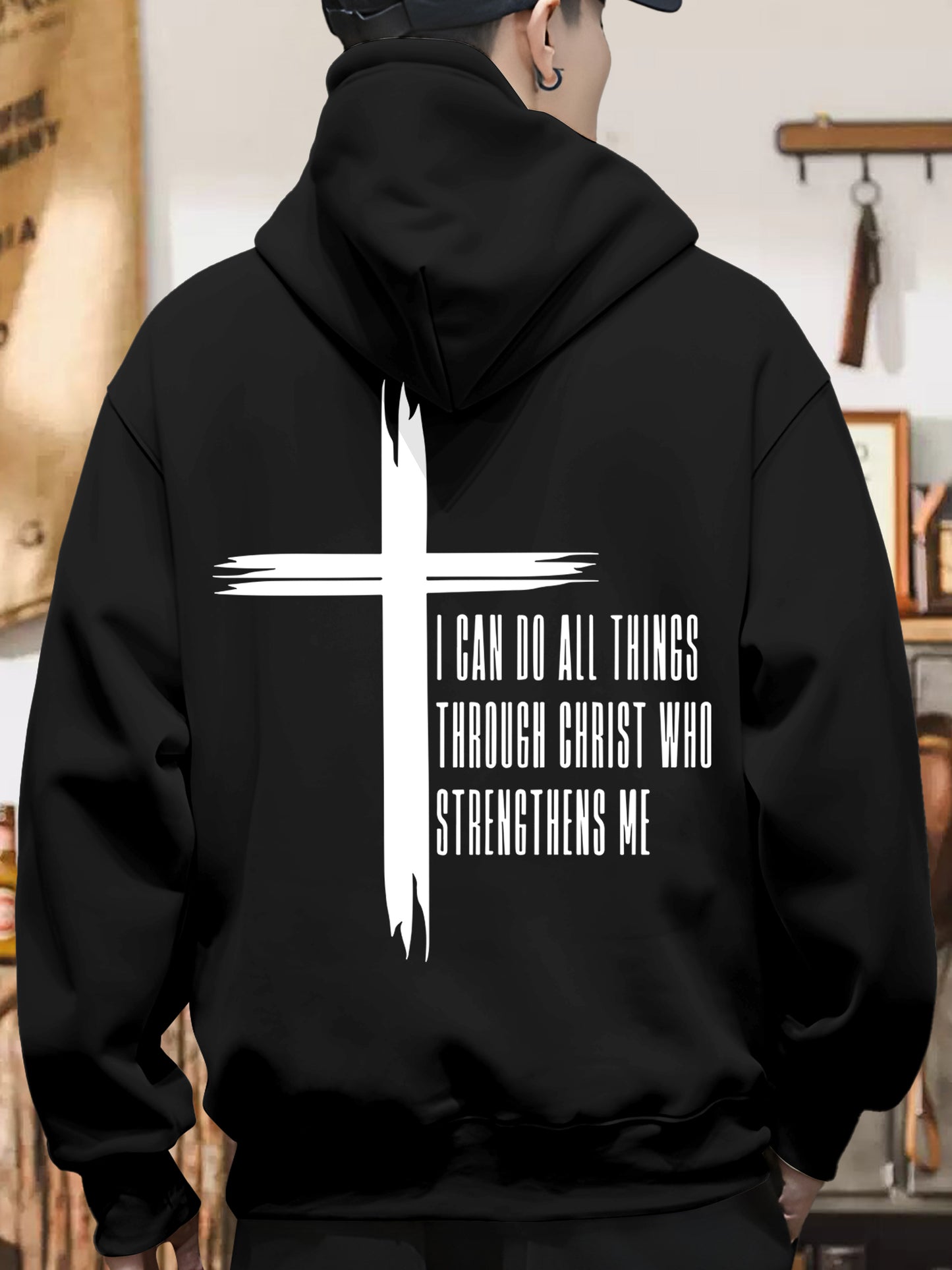 I CAN DO ALL THINSS THROUGH CHRIST WHO STRENGNETHENS ME Shirt - Relaxed Fit, Full Size