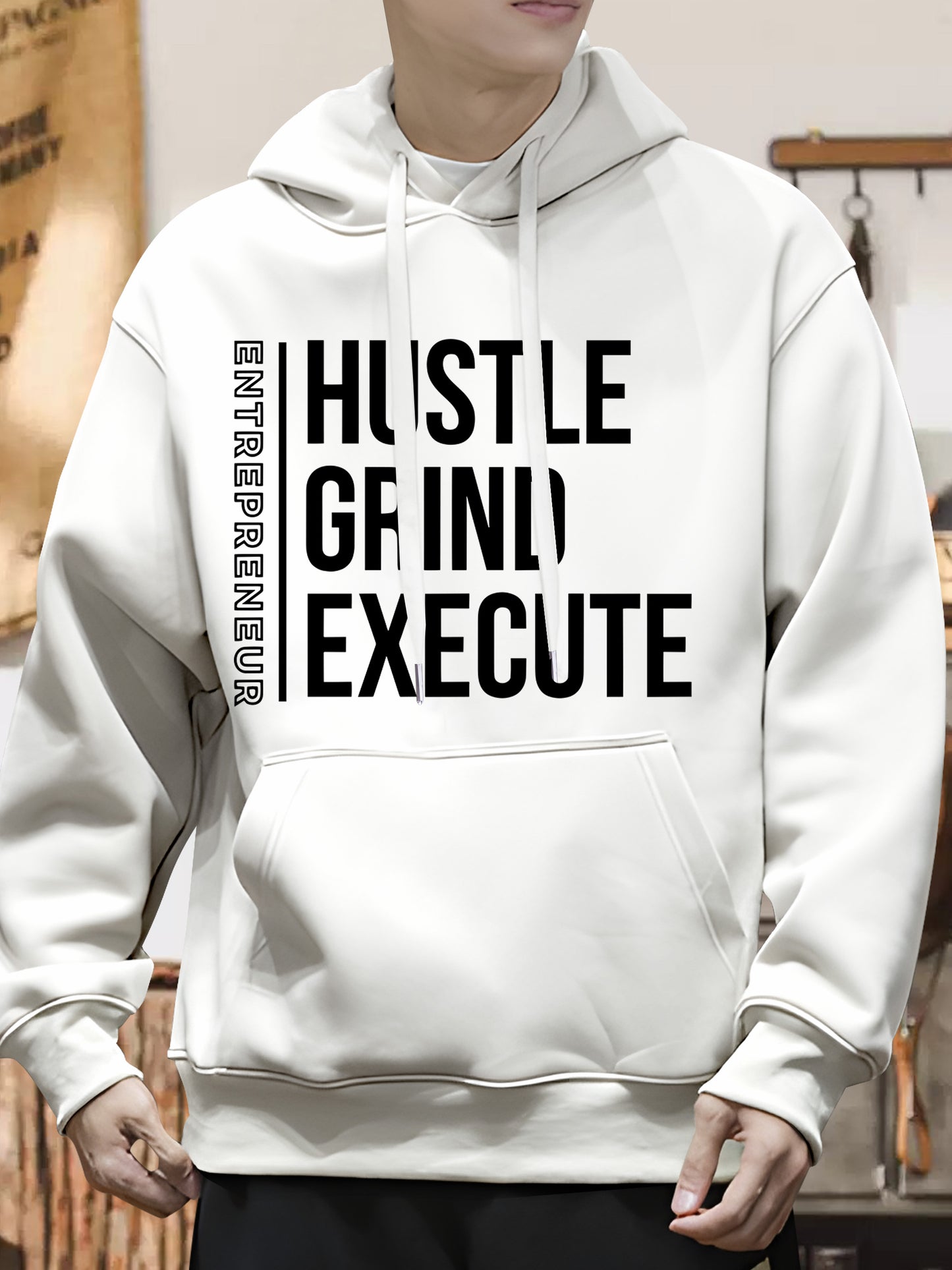 Hustle,Grind,Execute Shirt - Relaxed Fit, Full Size