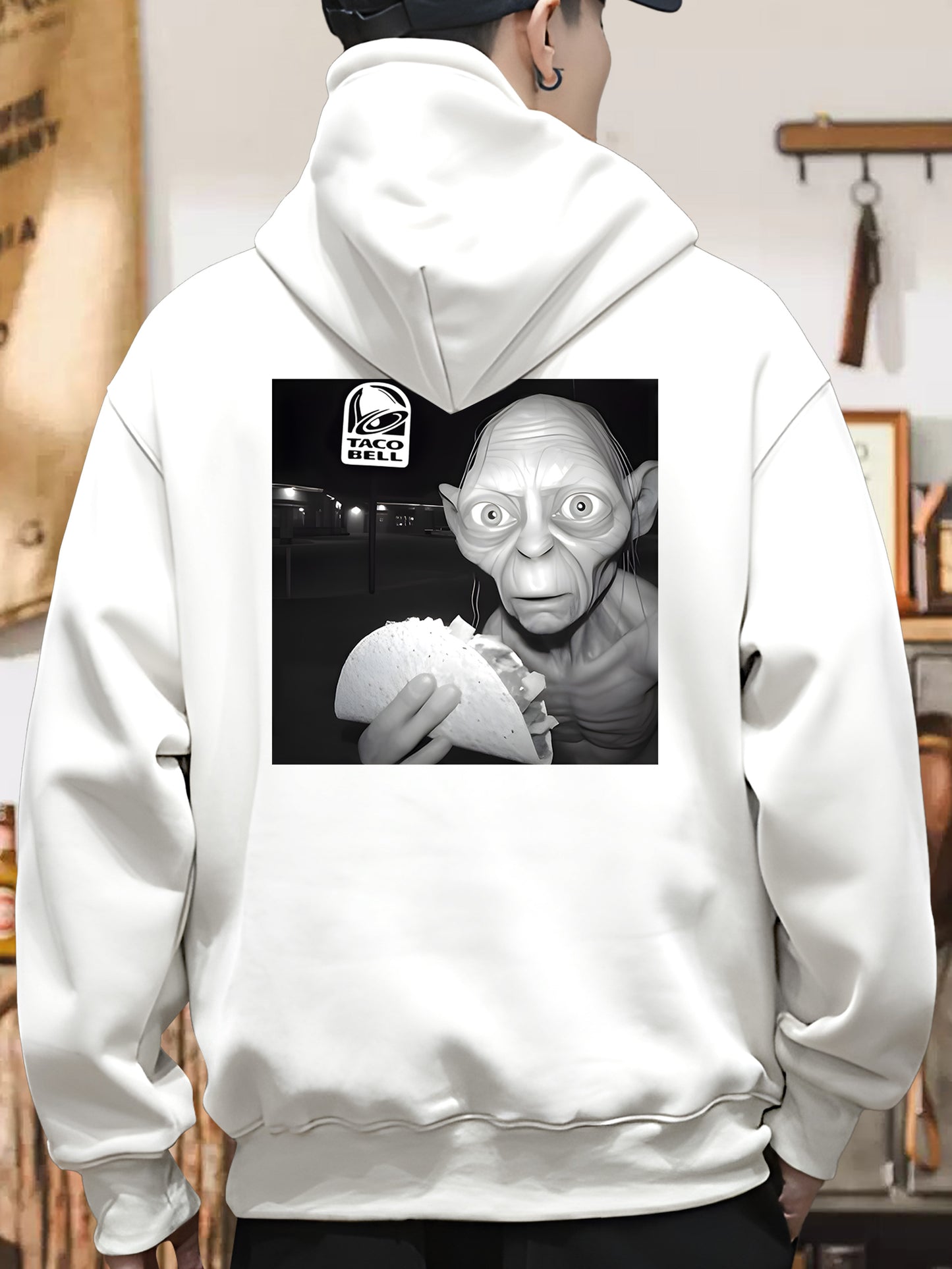 THE LORD OF THE RINGS, GOLLUM Taco Bell  Shirt - Relaxed Fit, Full Size