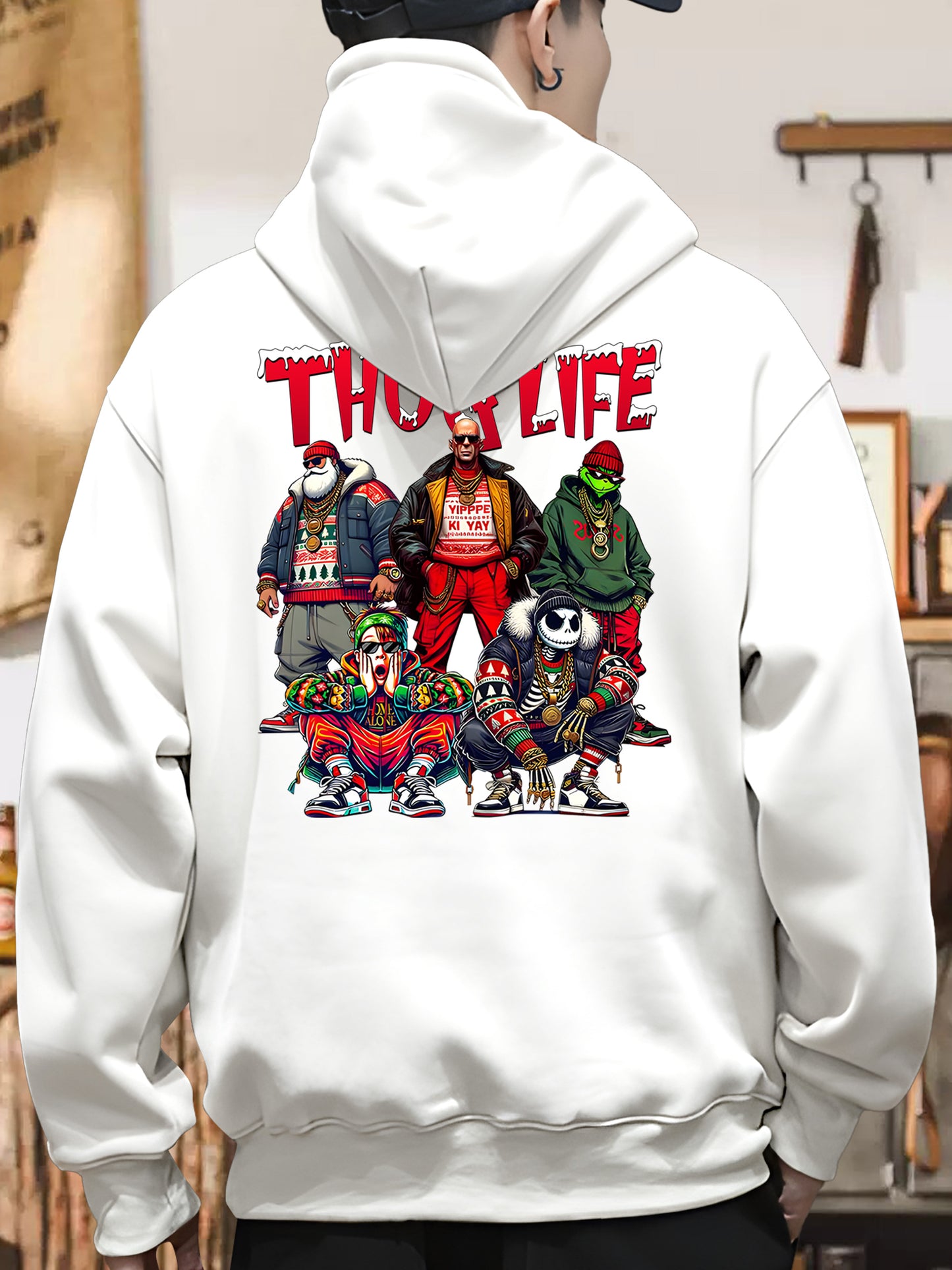 THUGLIFE Christmas Movies  Shirt - Relaxed Fit, Full Size