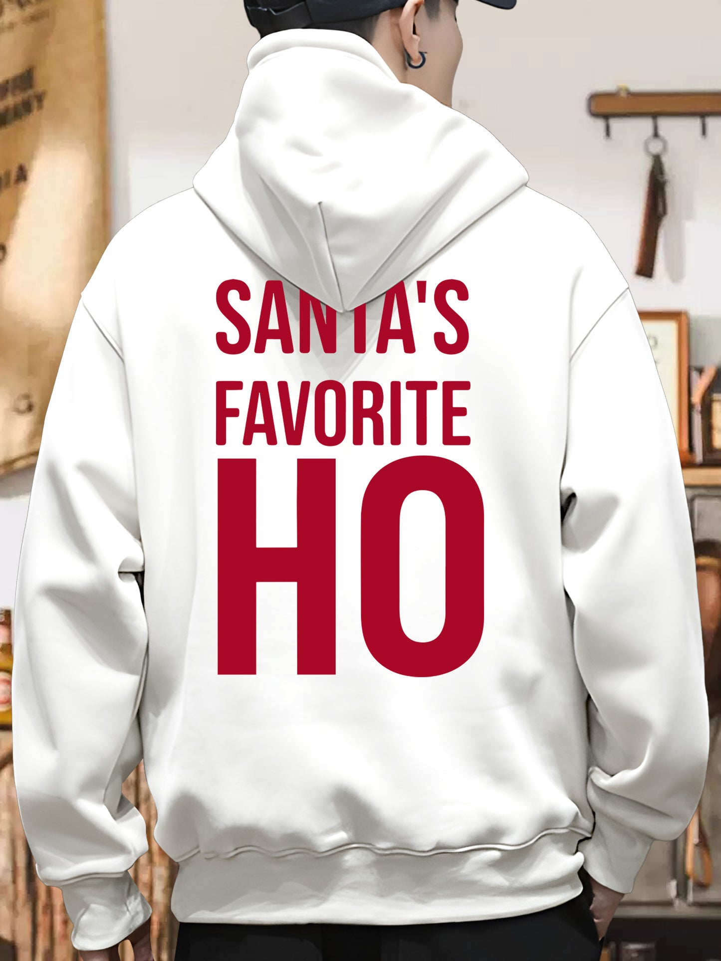 Red Santa's Favorite Ho Shirt - Relaxed Fit, Full Size