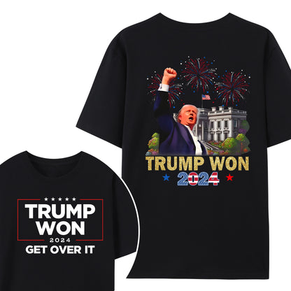 Trump Won Again 04 Unisex Shirt - Relaxed Fit, Full Size