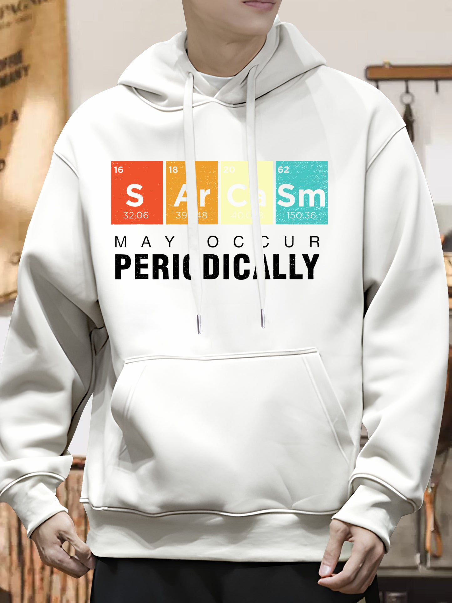 Chemistry Sarcasm May Occur Periodically Periodic Table Shirt - Relaxed Fit, Full Size