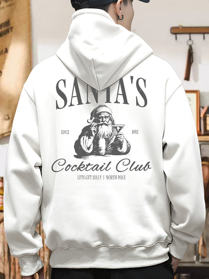 Santas Cocktail Club Christmas Shirt - Relaxed Fit, Full Size