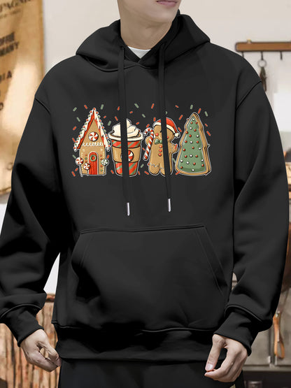 Gingerbread Christmas Coffee Shirt - Relaxed Fit, Full Size