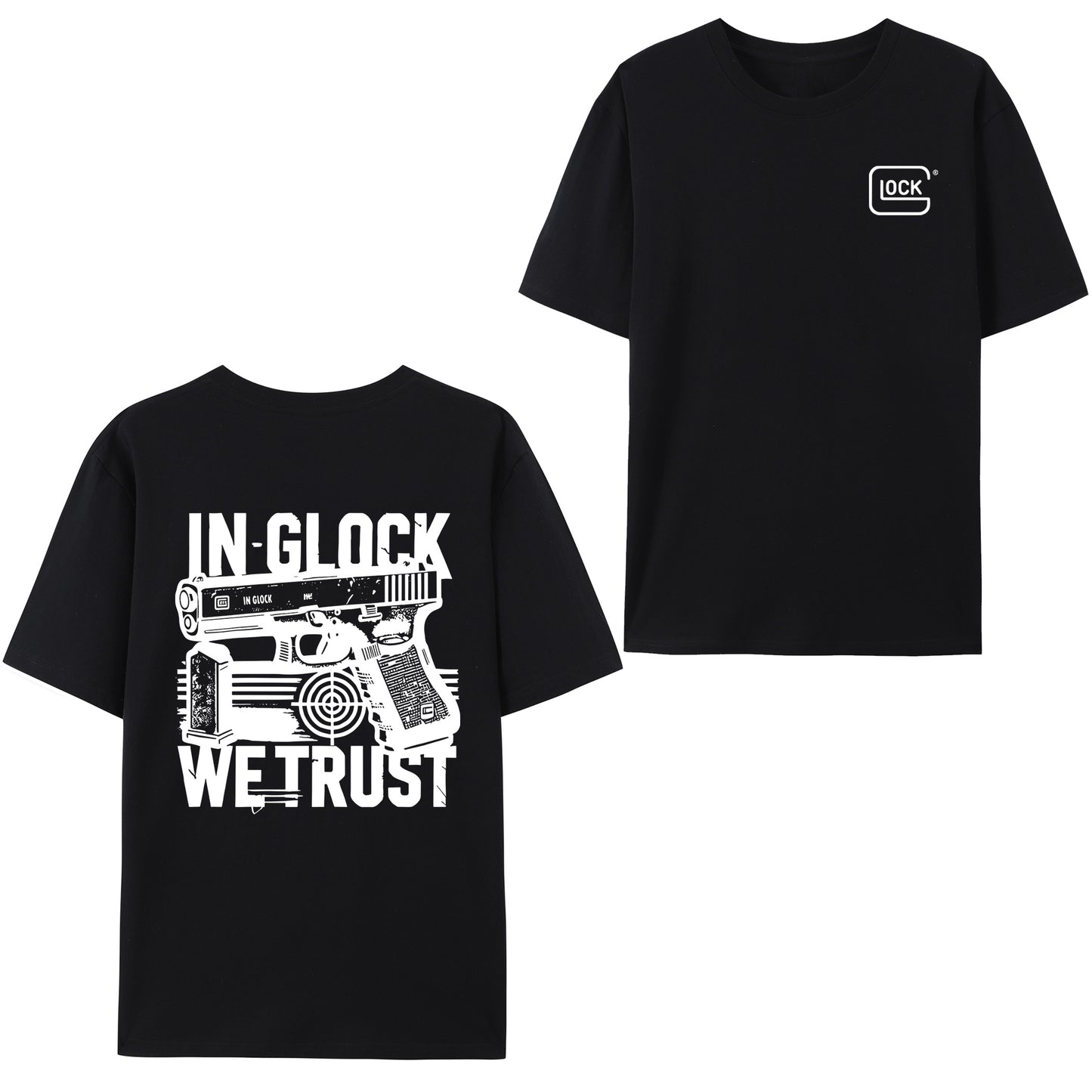 In Glock We Trust  Shirt - Relaxed Fit, Full Size