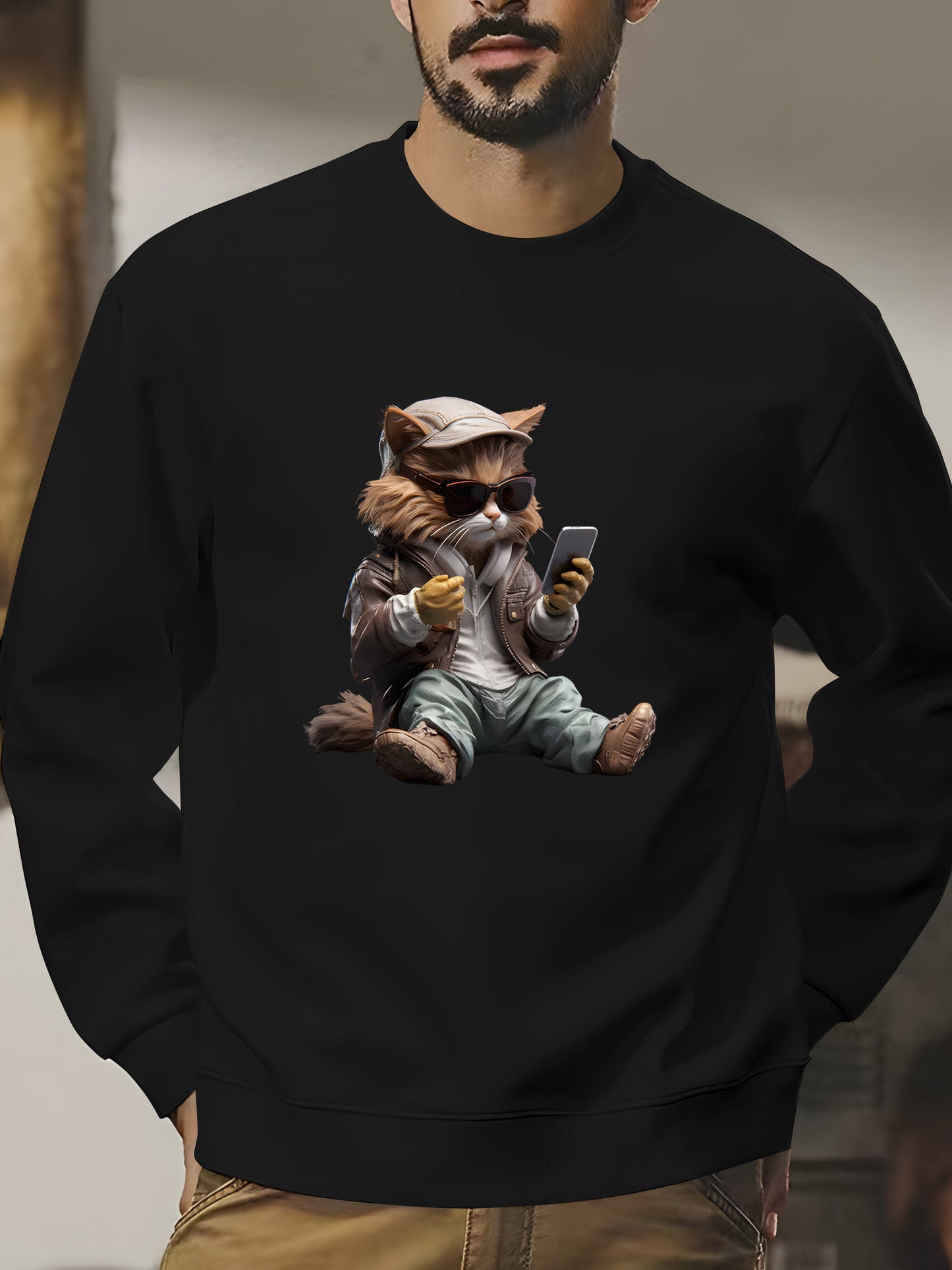 Cool Cat Shirt - Relaxed Fit, Full Size