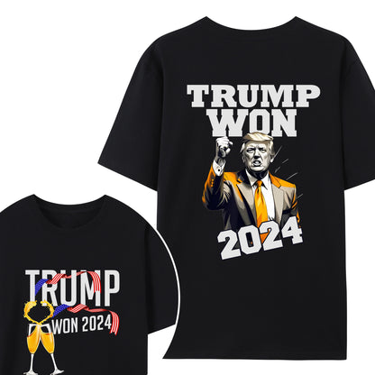 Trump Won 2024 shirt, Election daytee, Trump Won Again shirt, MAGAtee, After Election unisex Shirt - Relaxed Fit, Full Size