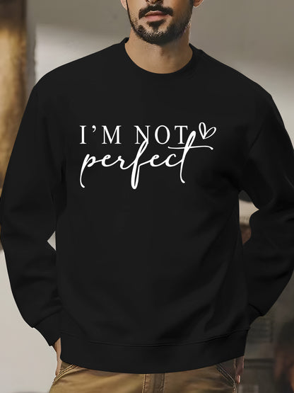 I'M NOT PERFECT Shirt - Relaxed Fit, Full Size