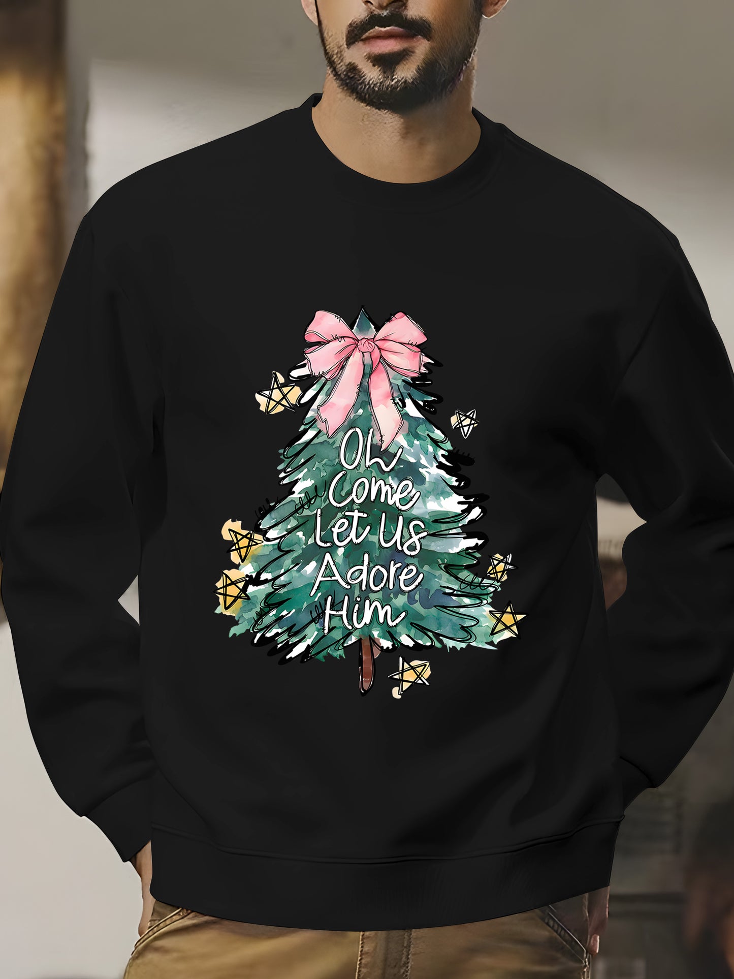 Cute Christmas Tree Shirt, Graphic Shirt Retro Adult Shirt Vintage Shirt - Relaxed Fit, Full Size