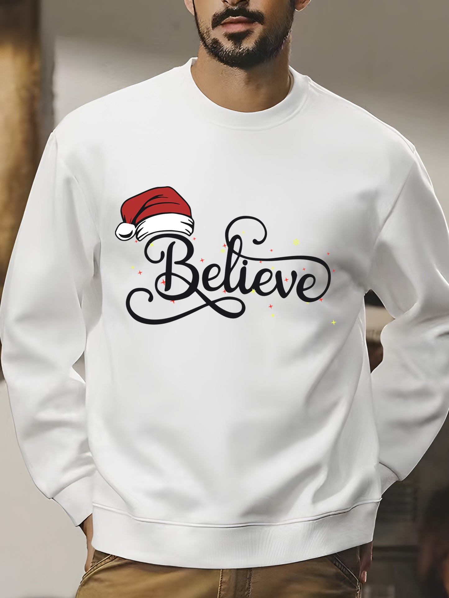 Christmas Hat Shirt - Relaxed Fit, Full Size