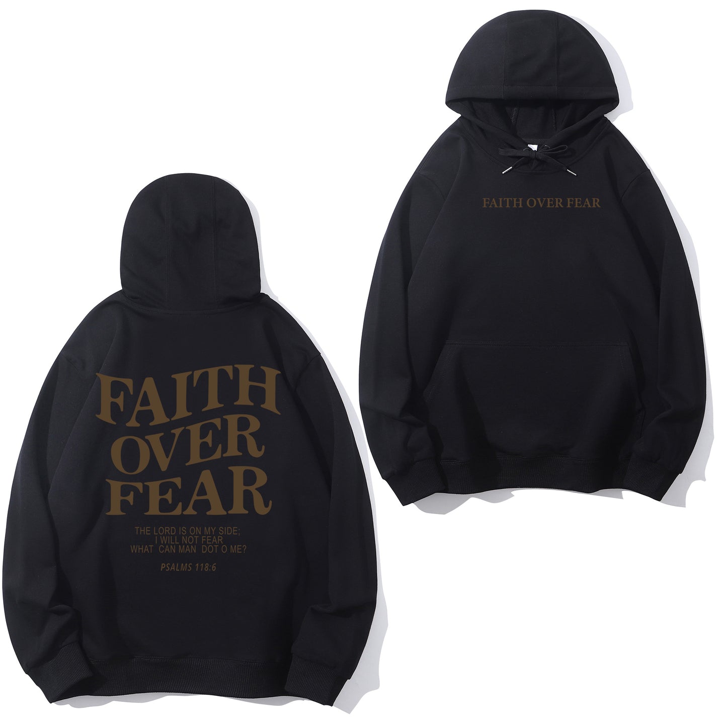 Faith Over Fear Shirt - Relaxed Fit, Full Size