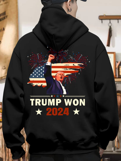 Trump Won 2024 President 47th Of White House Donald Trump Shirt - Relaxed Fit, Full Size