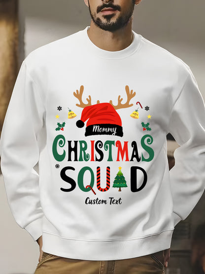 Personalized Christmas Squad  Shirt - Relaxed Fit, Full Size