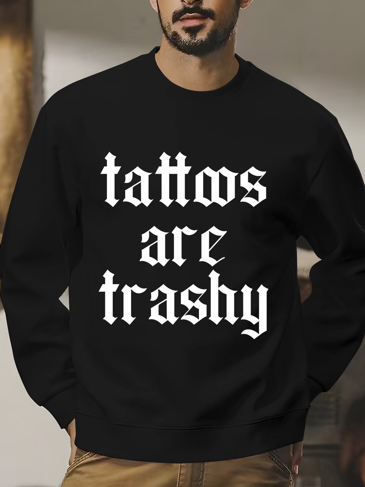 Tattoos Are Trashy Shirt - Relaxed Fit, Full Size