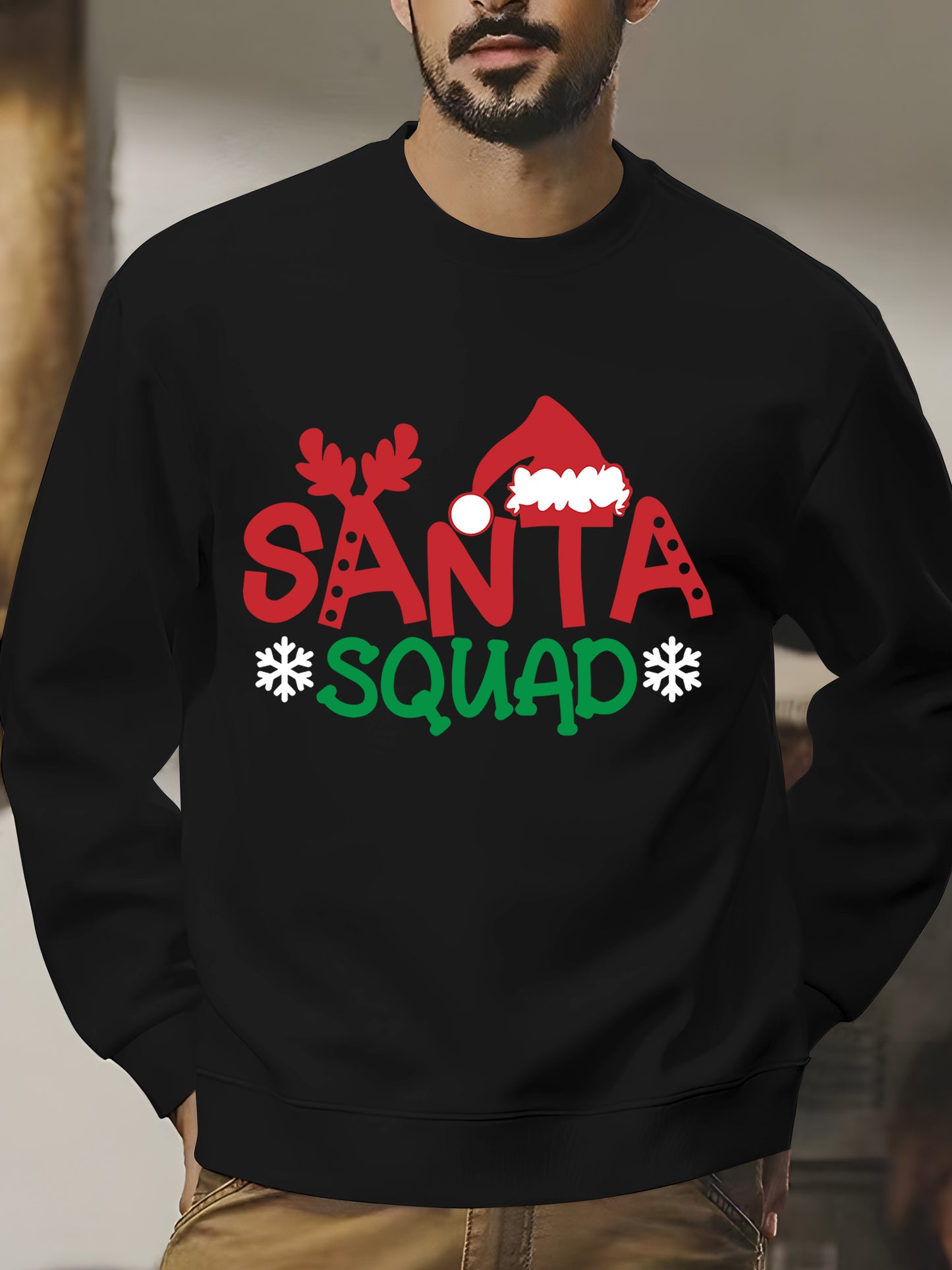 Santa Squad Rudolph Shirt - Relaxed Fit, Full Size