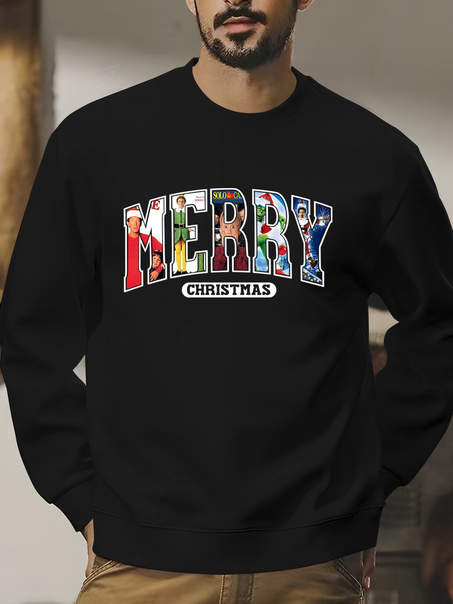 MERRY Christmas 90s Movies Shirt - Relaxed Fit, Full Size