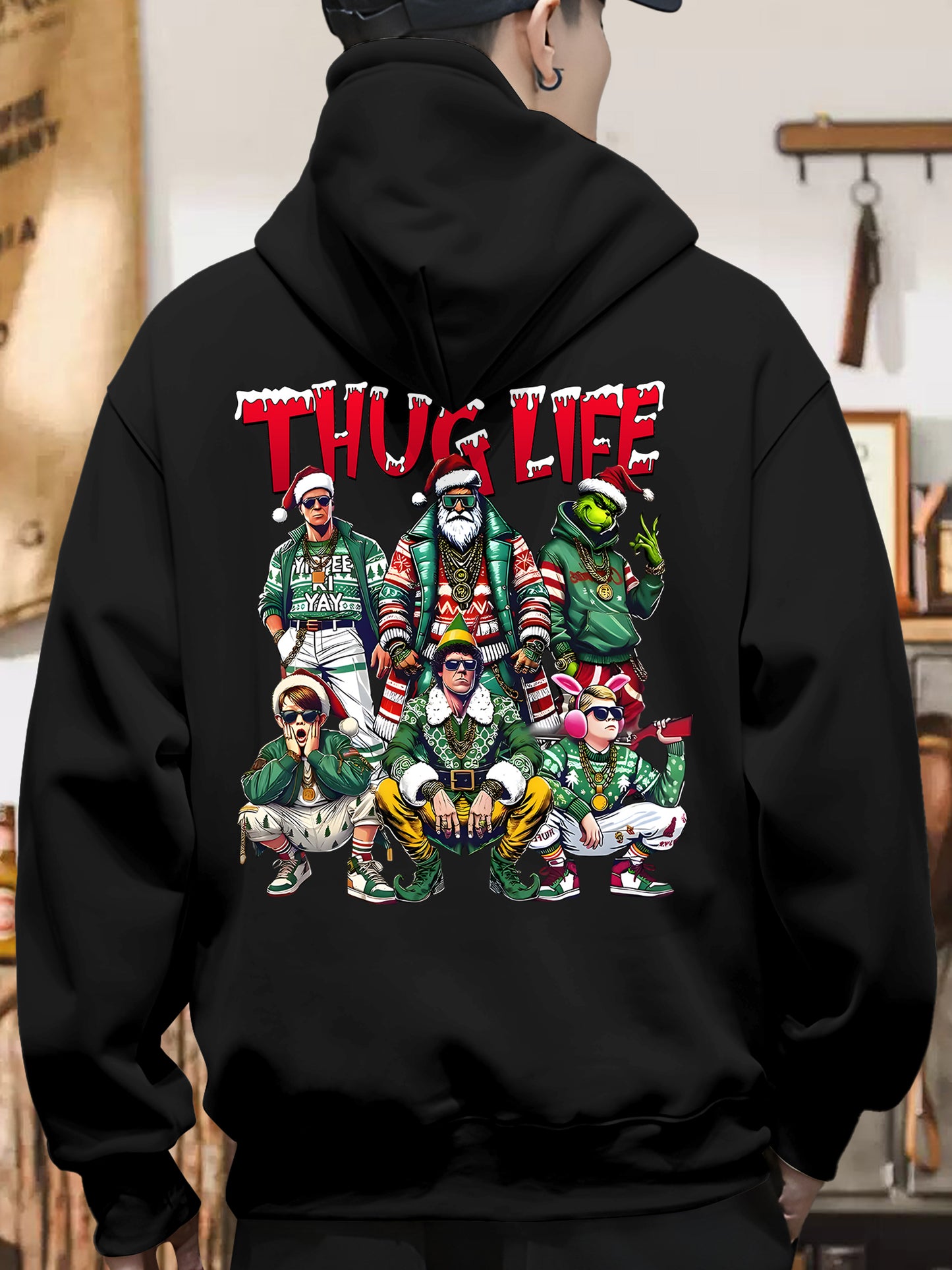 THUGLIFE Christmas Shirt - Relaxed Fit, Full Size