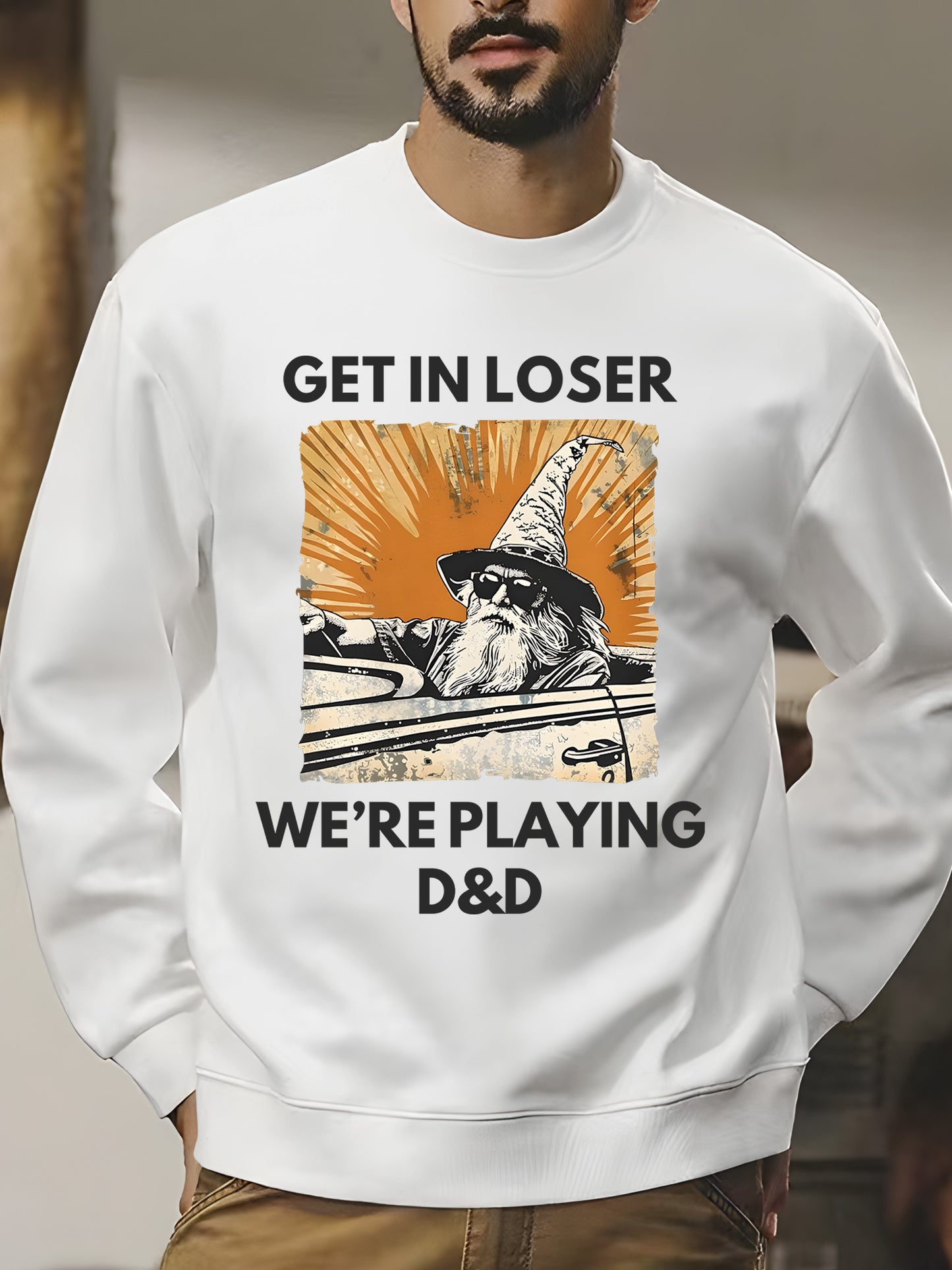 Get in loser we're playing DnD Shirt - Relaxed Fit, Full Size