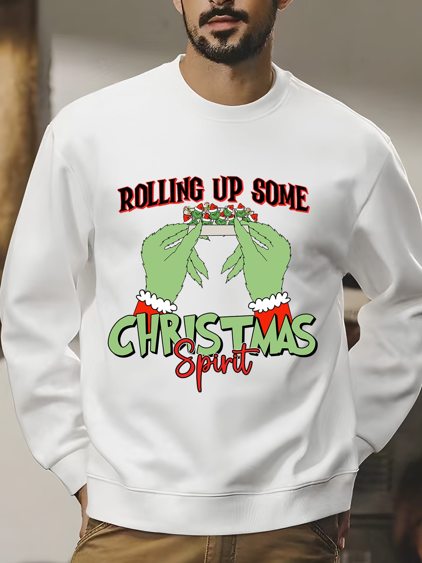 Rolling Up Some Christmas Shirt - Relaxed Fit, Full Size