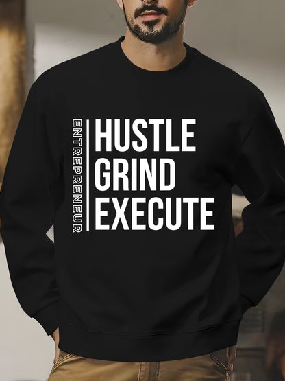 Hustle,Grind,Execute Shirt - Relaxed Fit, Full Size