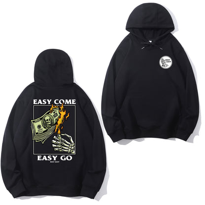 Easy Come Easy Go Skeleton Shirt - Relaxed Fit, Full Size