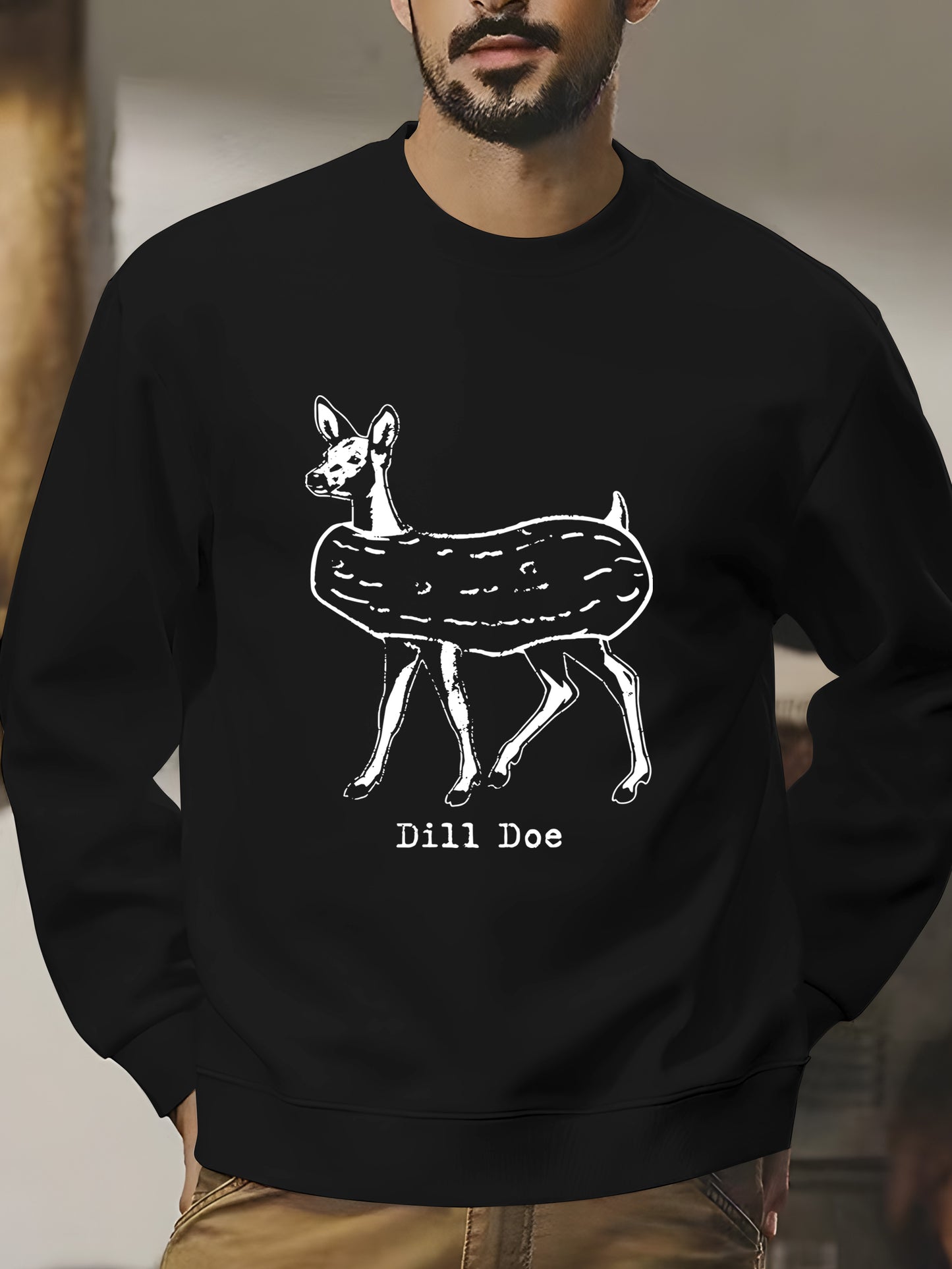 Trendy Deer Shirt - Relaxed Fit, Full Size