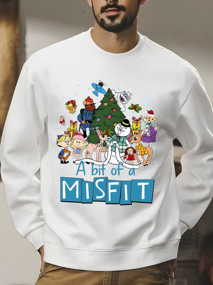 A Bit Of Misfit Rud0Iph The Red N0sed Reindeer Christmas Shirt - Relaxed Fit, Full Size