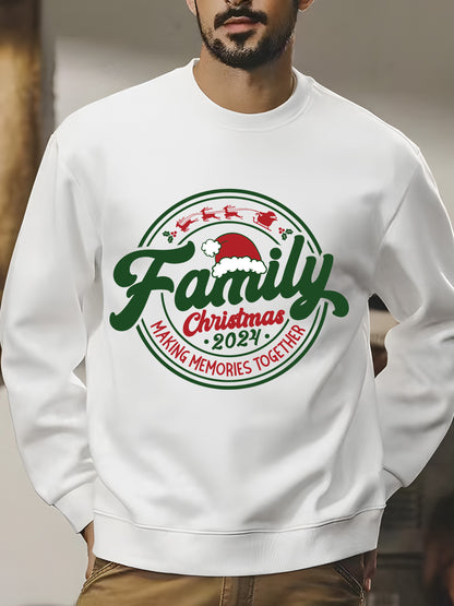 Family Christmas 2024 ，Making Memories Togethe Shirt - Relaxed Fit, Full Size