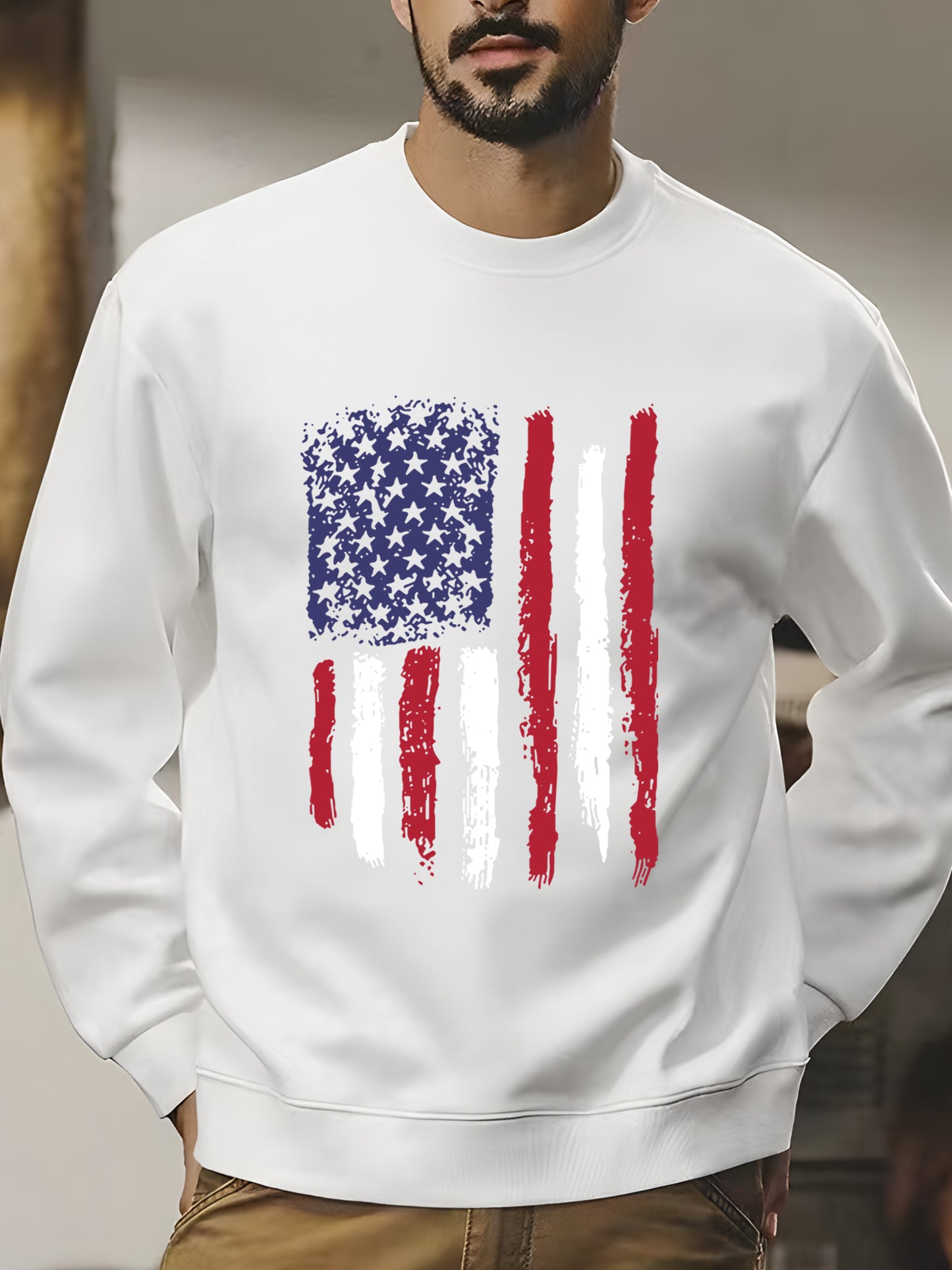 US Flag Shirt - Relaxed Fit, Full Size