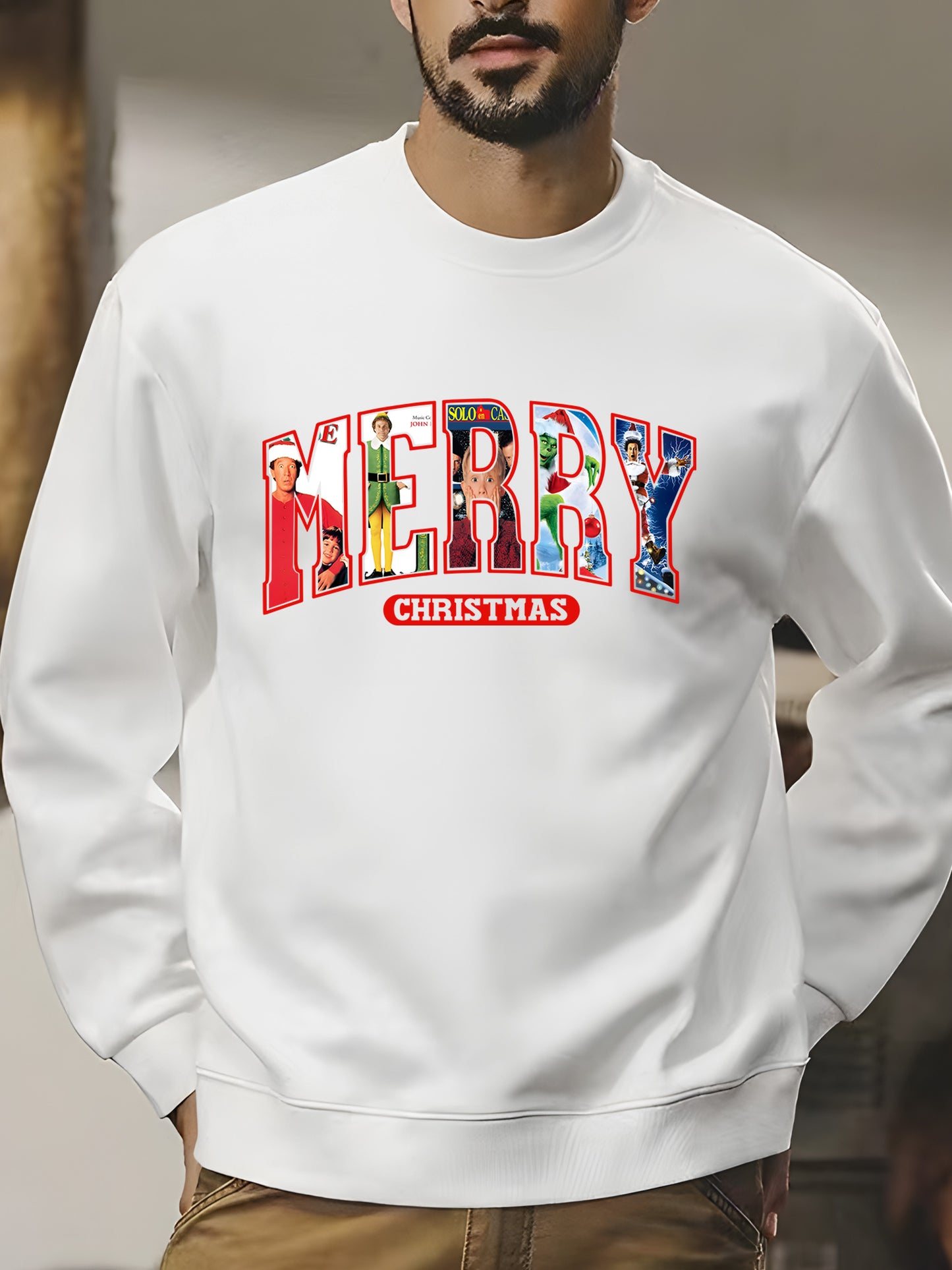 MERRY Christmas 90s Movies Shirt - Relaxed Fit, Full Size