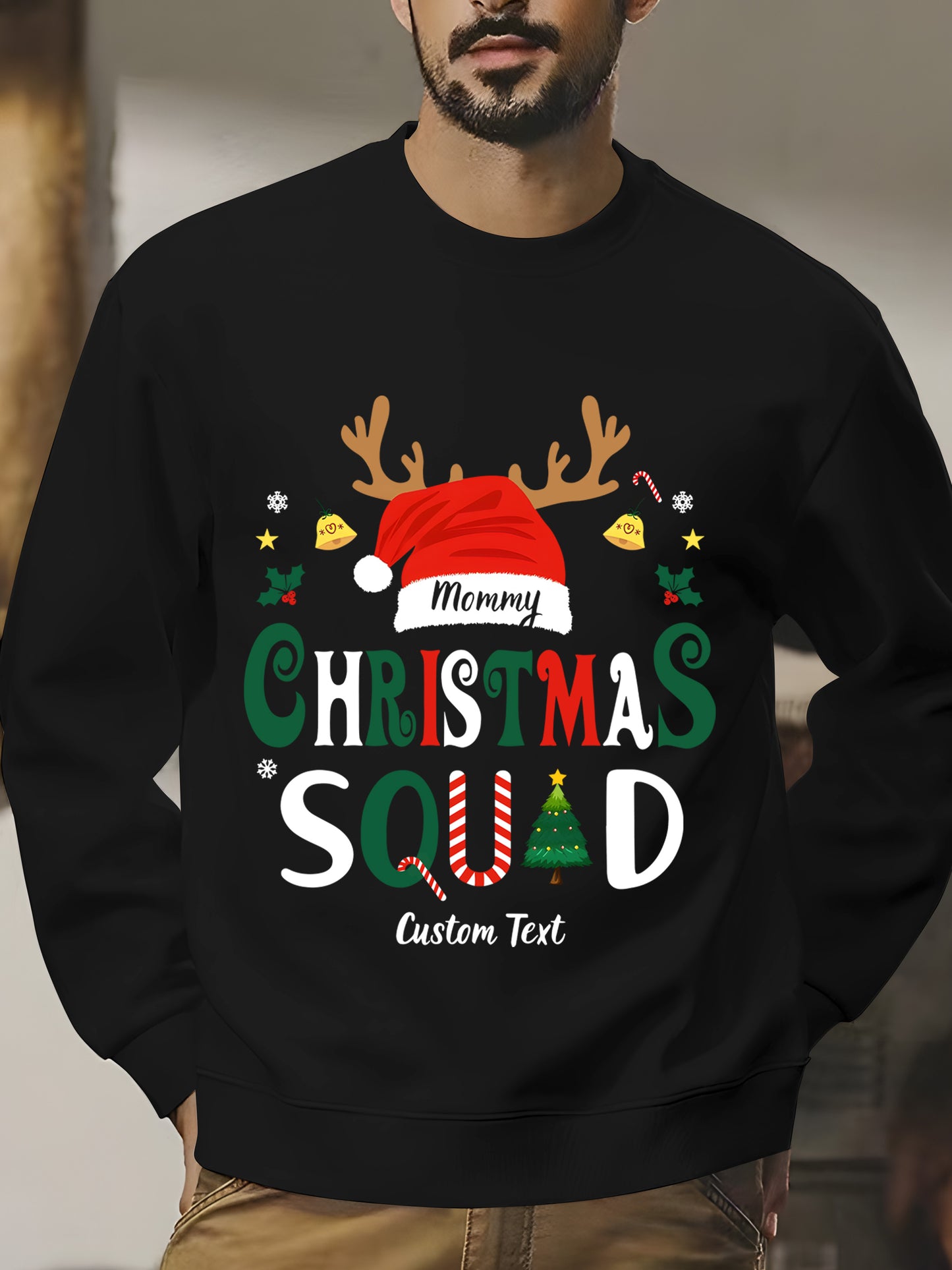 Personalized Christmas Squad  Shirt - Relaxed Fit, Full Size