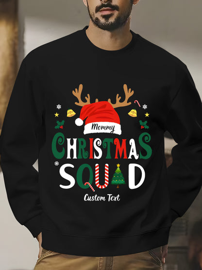 Personalized Christmas Squad  Shirt - Relaxed Fit, Full Size