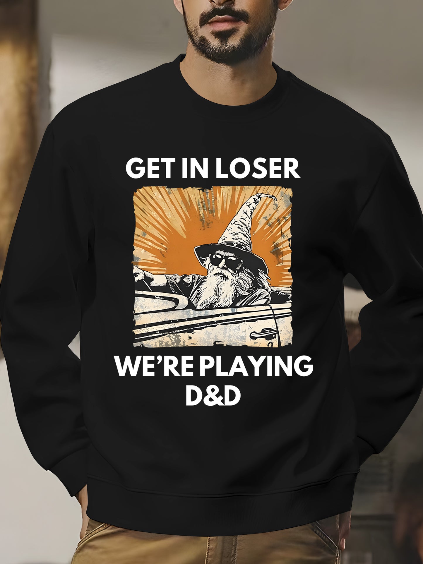 Get in loser we're playing DnD Shirt - Relaxed Fit, Full Size