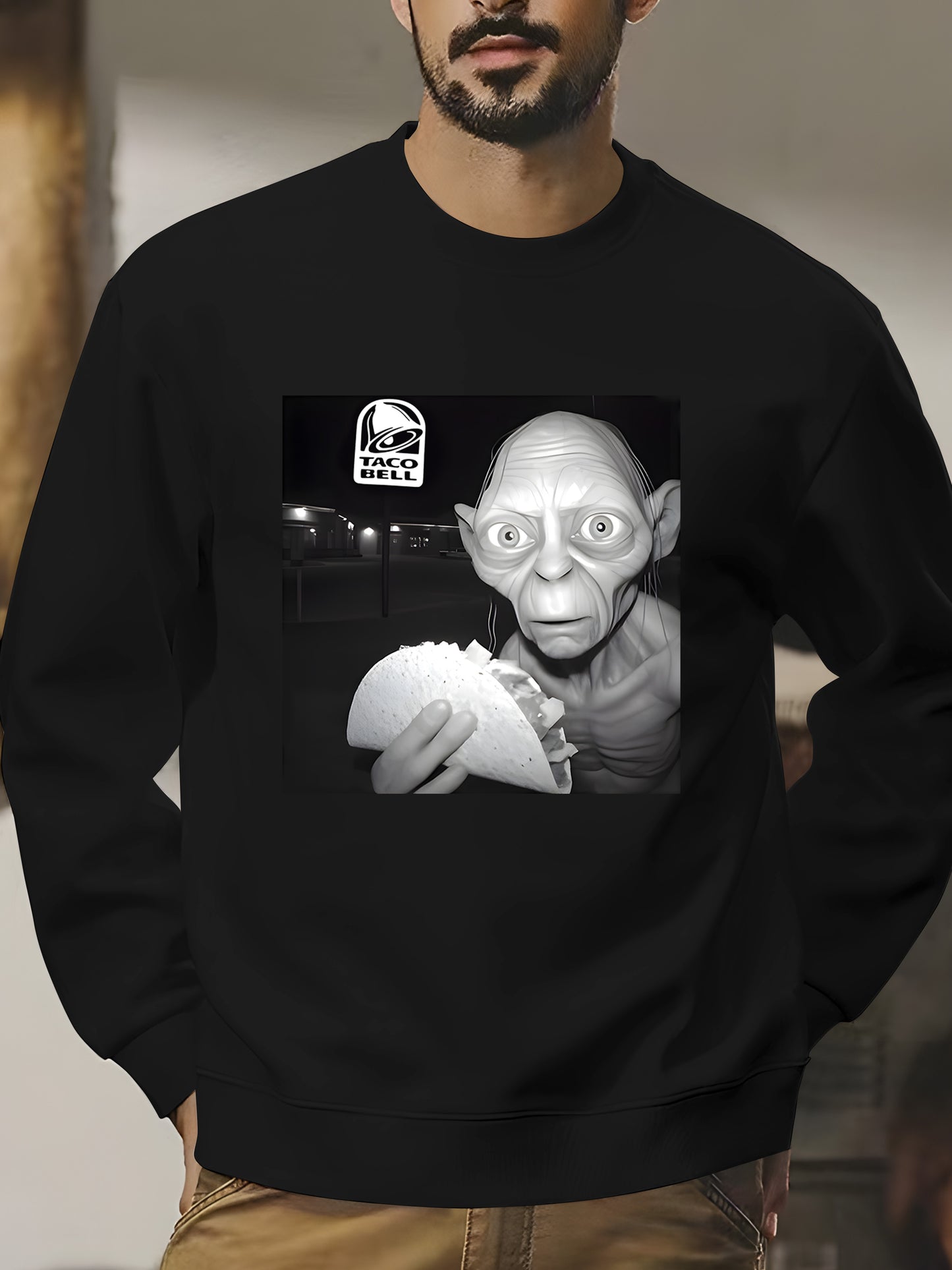 THE LORD OF THE RINGS, GOLLUM Taco Bell  Shirt - Relaxed Fit, Full Size