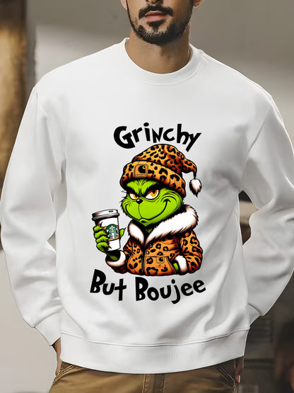 Grinchy but Boujee Christmas Shirt - Relaxed Fit, Full Size