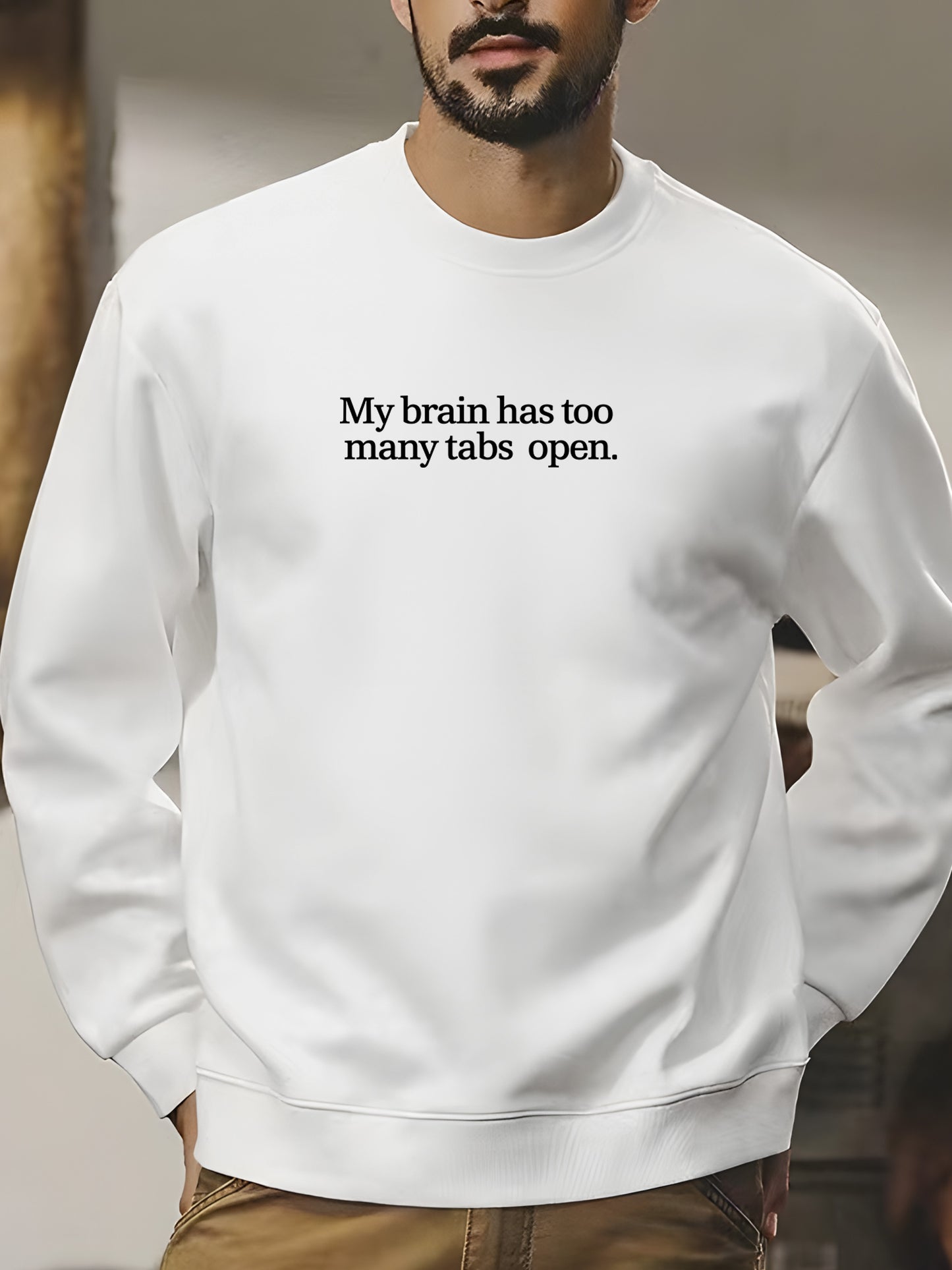 My Brain Has Too Many Tabs Open Shirt - Relaxed Fit, Full Size