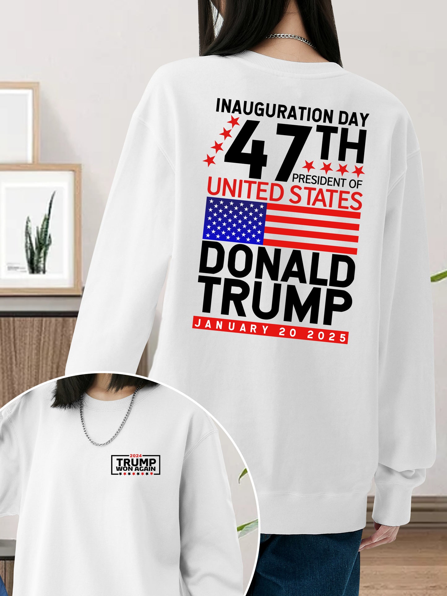 Trump Won 2024 Election Inauguration Shirt - Relaxed Fit, Full Size