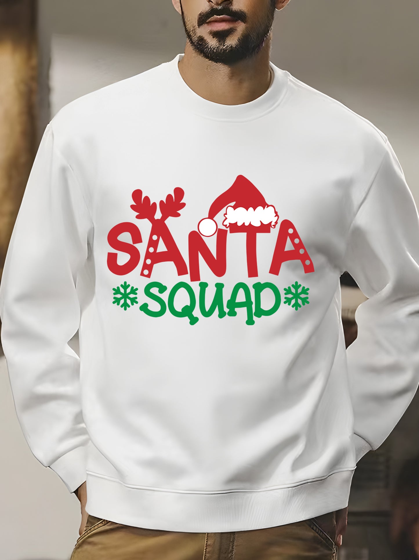 Santa Squad Rudolph Shirt - Relaxed Fit, Full Size