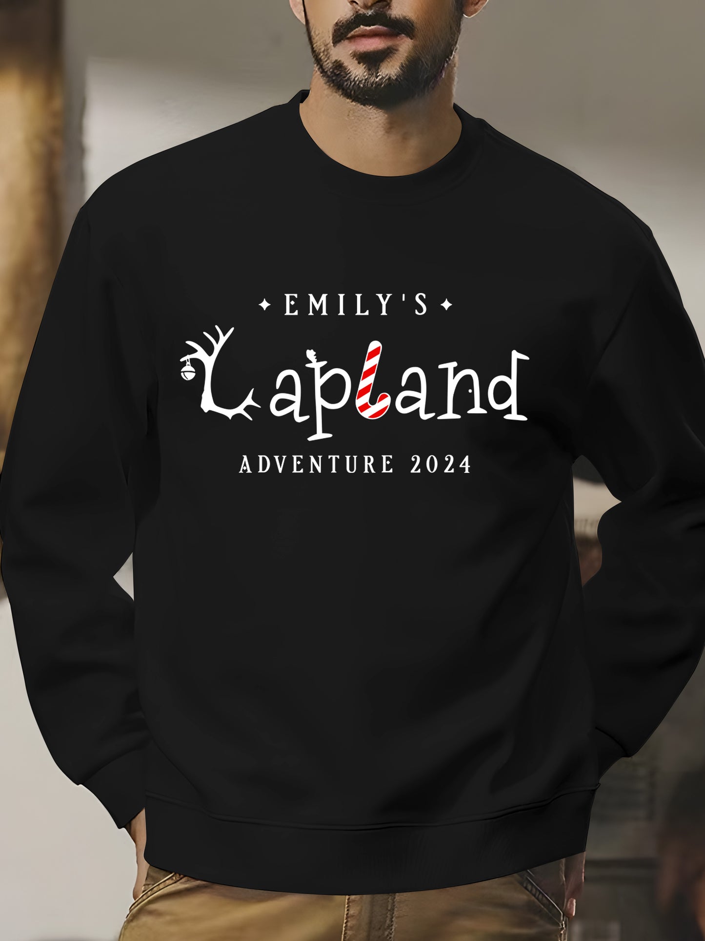 Personalised Lapland Family Holiday Christmas Shirt - Relaxed Fit, Full Size