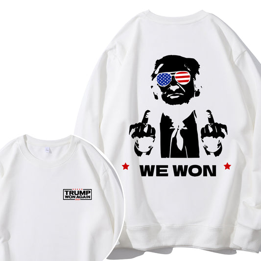 Trump Won Again 2024 Unisex Shirt - Relaxed Fit, Full Size