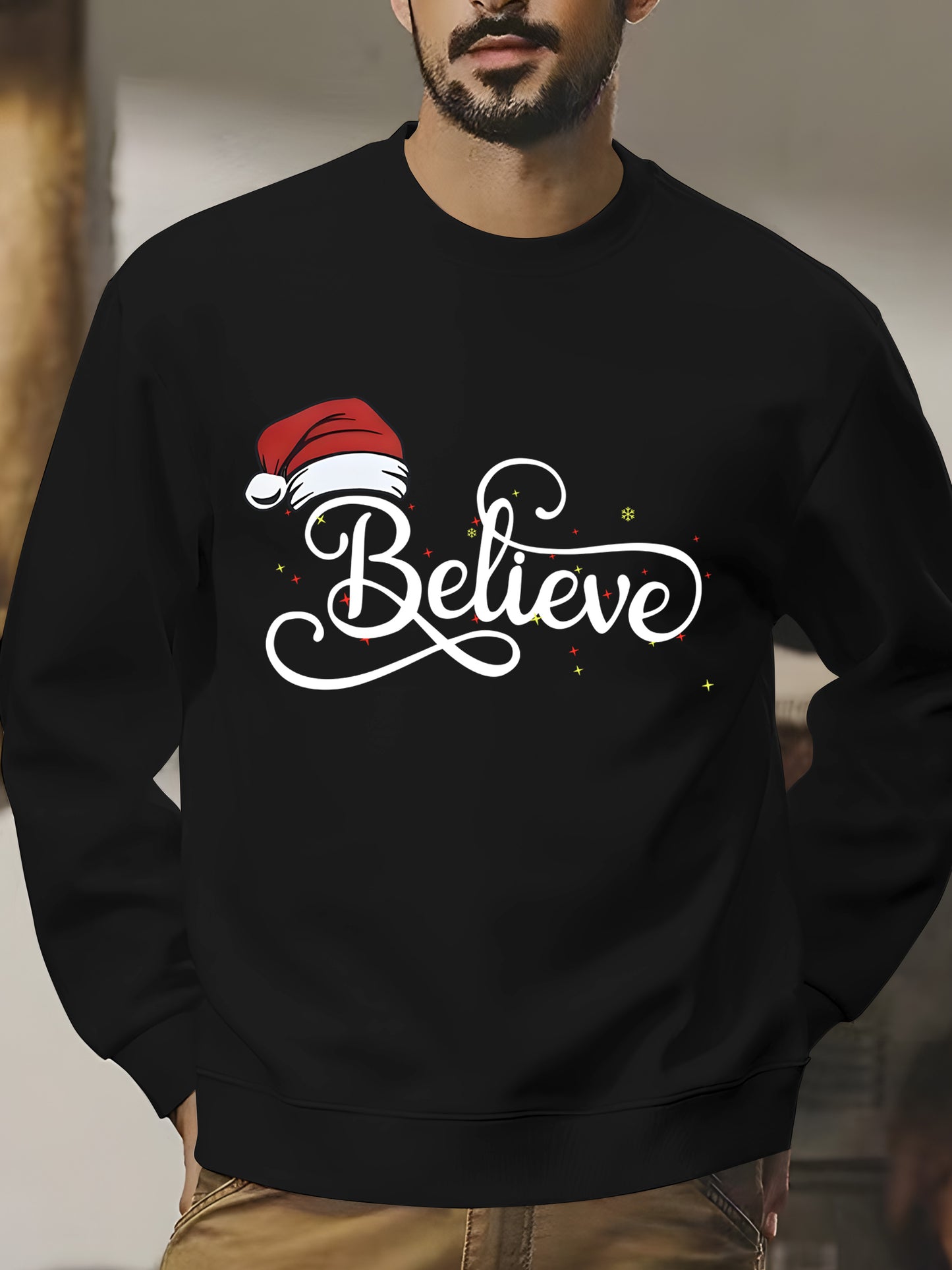 Christmas Hat Shirt - Relaxed Fit, Full Size