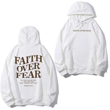 Faith Over Fear Shirt - Relaxed Fit, Full Size