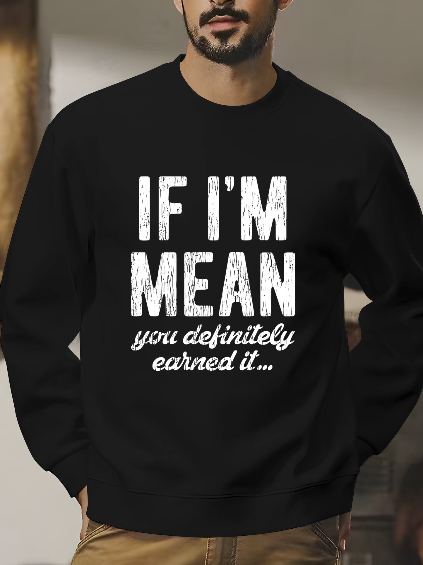 If I'm Mean Humorous Shirt - Relaxed Fit, Full Size