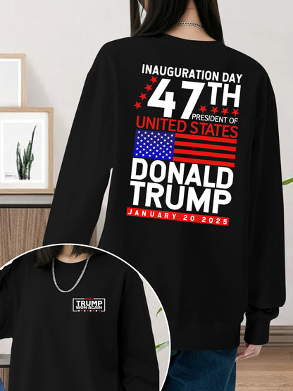 Trump Won 2024 Election Inauguration Shirt - Relaxed Fit, Full Size