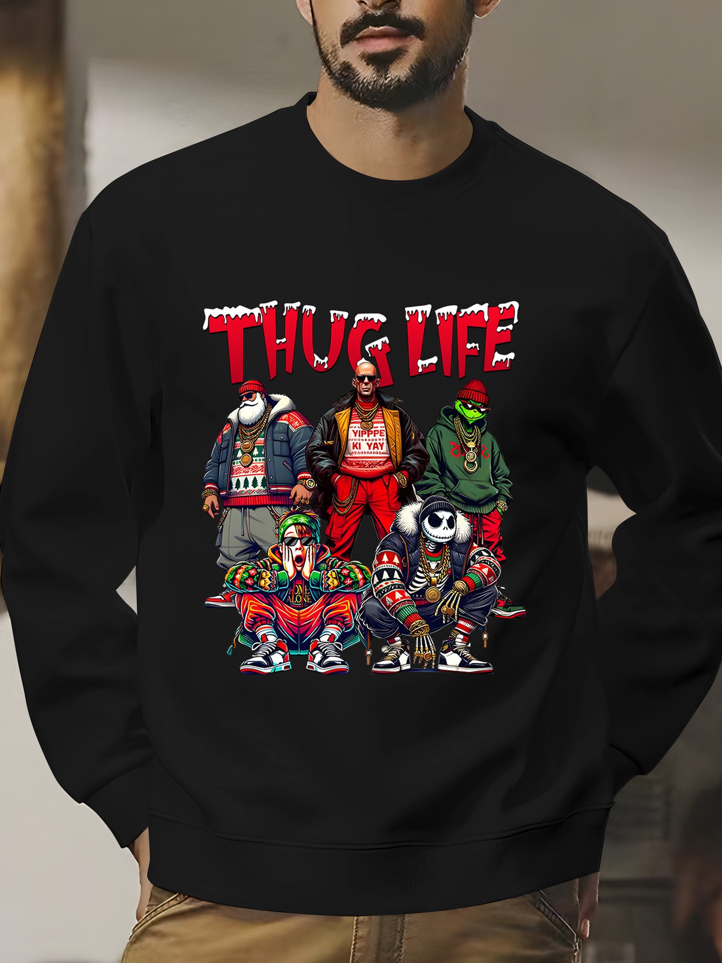 THUGLIFE Christmas Movies  Shirt - Relaxed Fit, Full Size