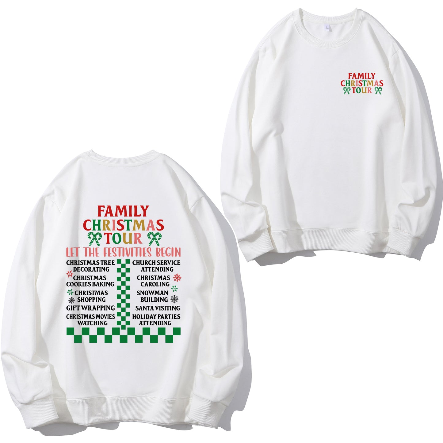 Family Christmas Tour Shirt - Relaxed Fit, Full Size